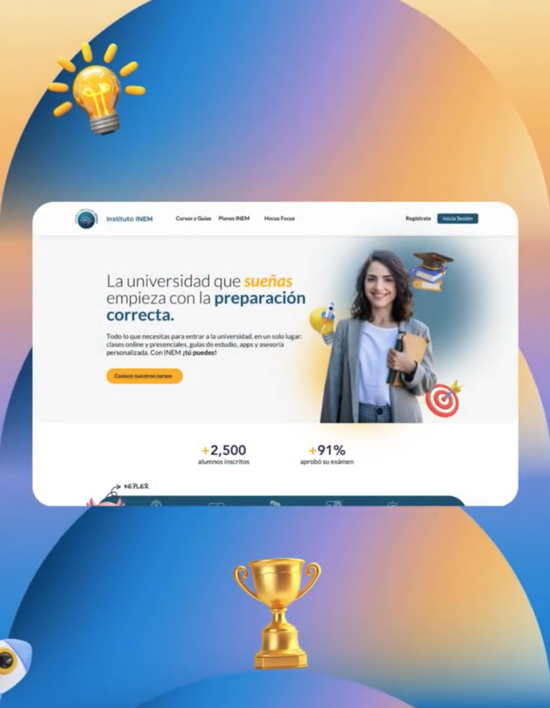 Plataforma educativa para Instituto INEM